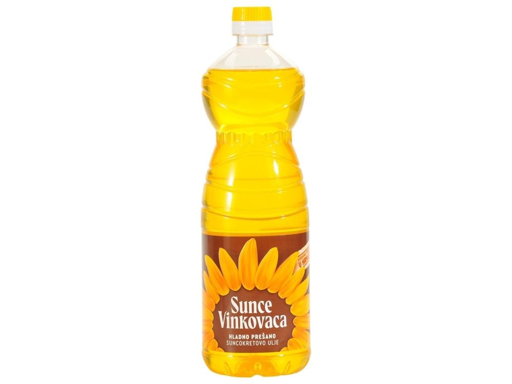 Hladno prešano suncokretovo ulje Sunce Vinkovaca 1 L