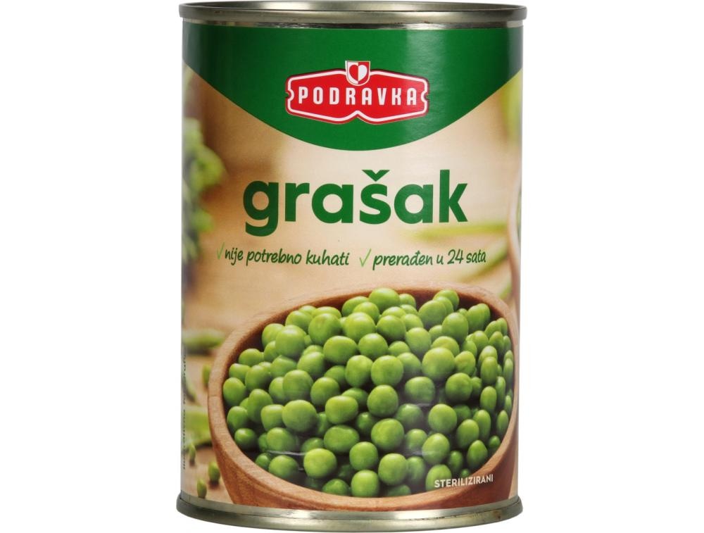 PODRAVKA Grašak 420g