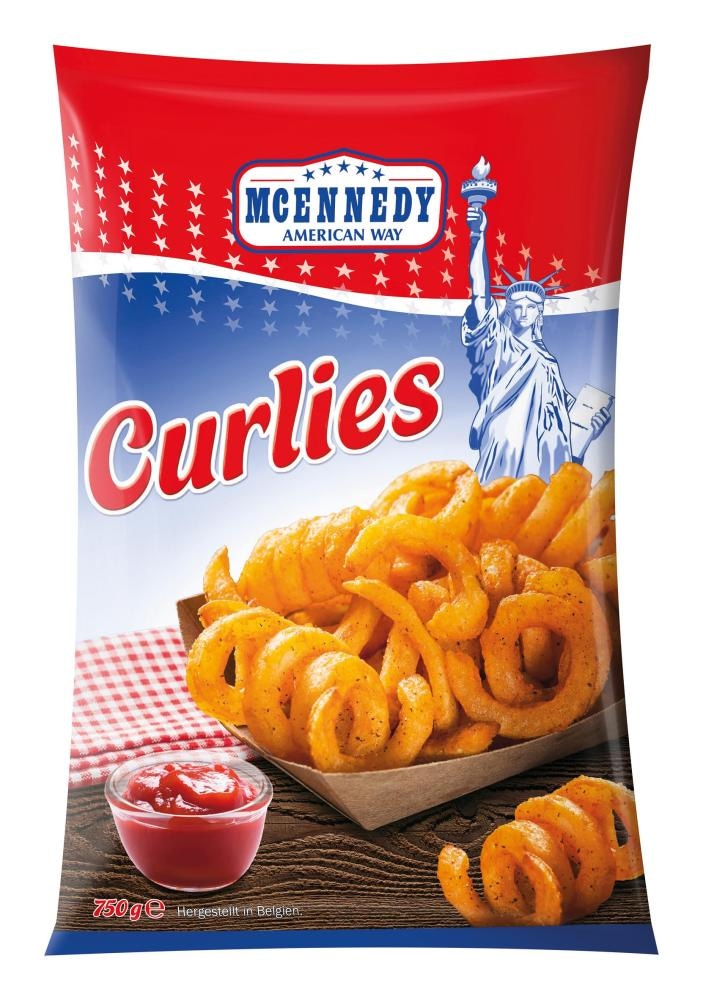 Curly fries 750 g McEnnedy