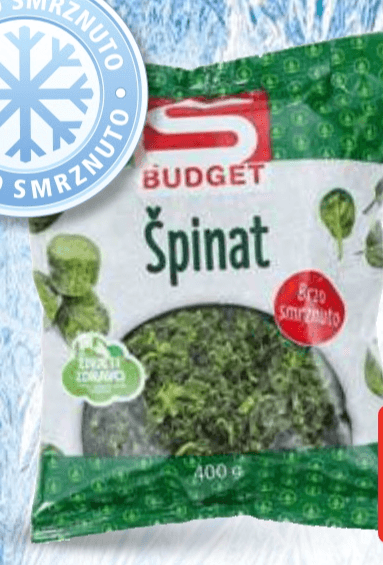 Špinat S-BUDGET 400 g