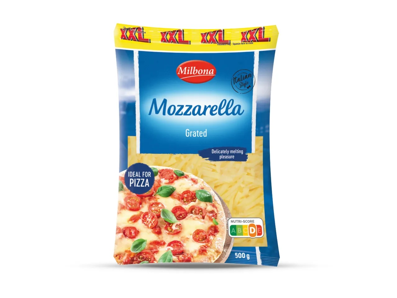 Milbona Mozzarella ribana XXL 500 g