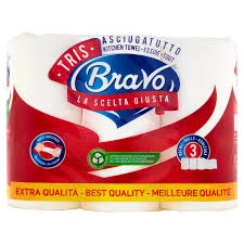 Bravo Papirnati ručnik 2-sl, 3/1 BRAVO