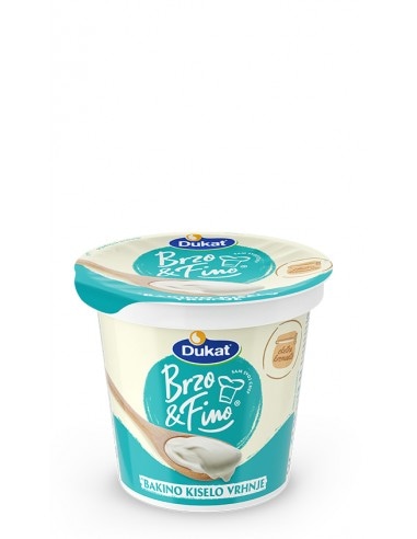 Bakino kiselo vrhnje Brzo&Fino Dukat 300 g