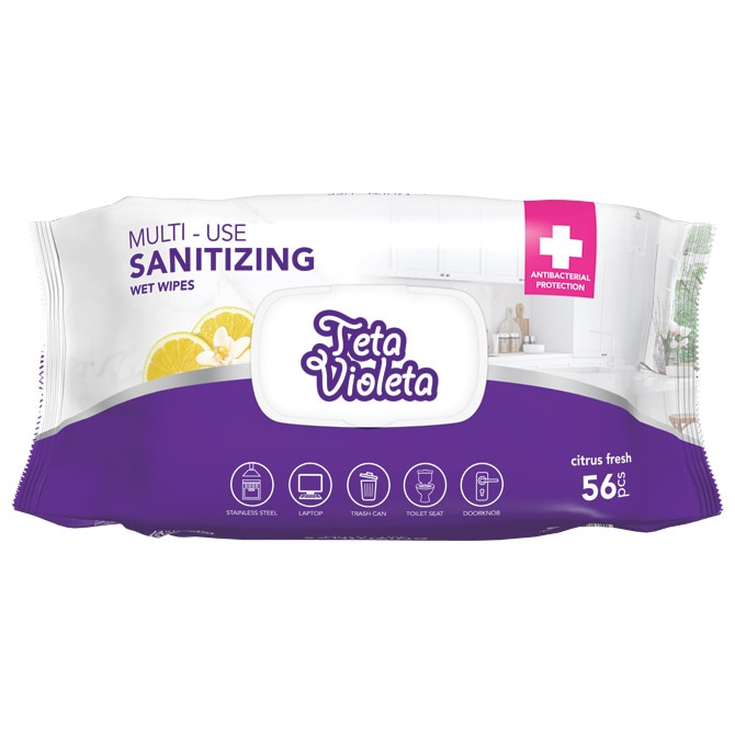VIOLETA Antibakterijske maramice za čišćenje 56/1