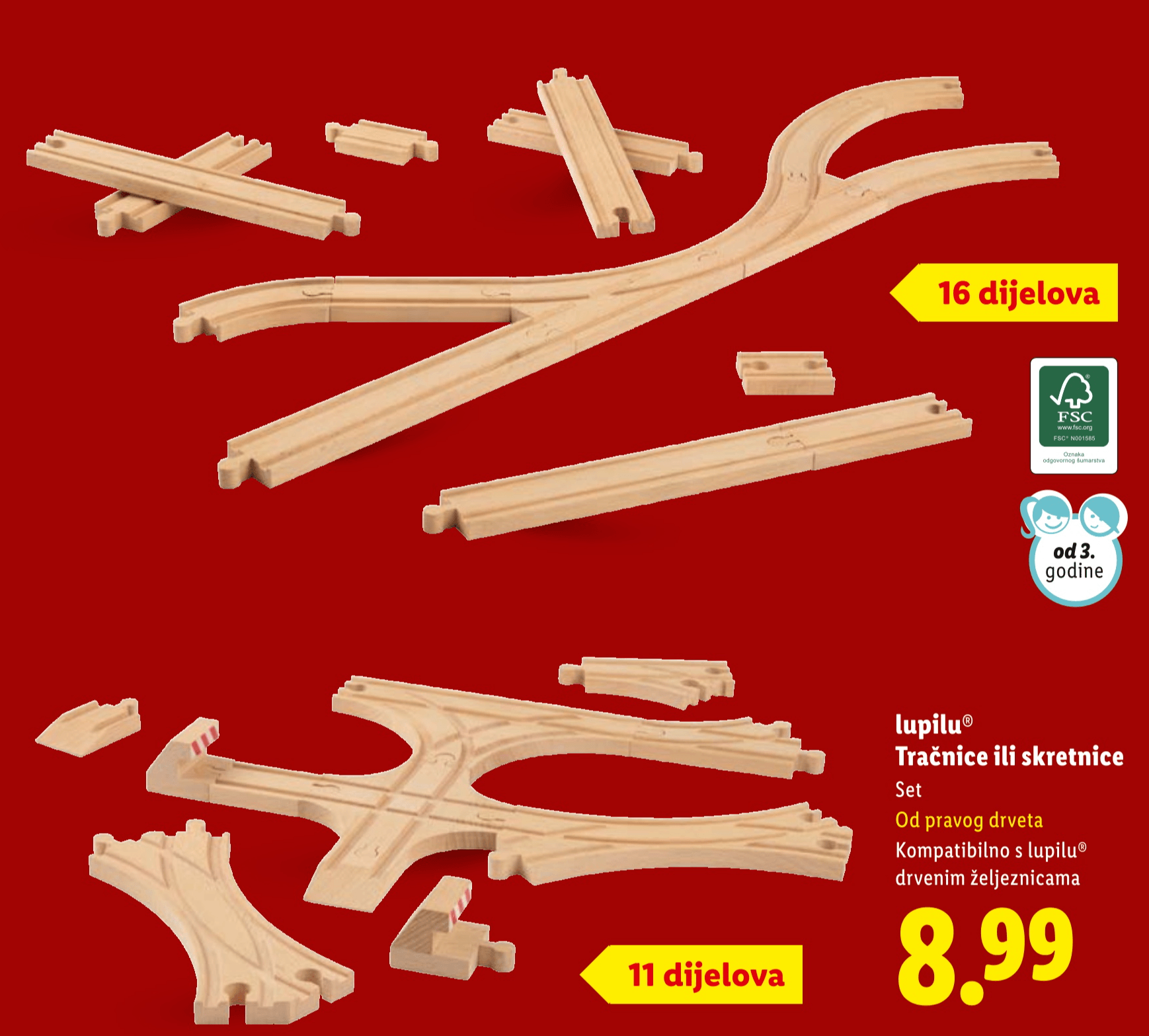 Tračnice ili skretnice Set