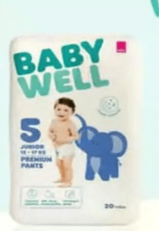 BABYWELL Pelene gaćice junior veličina 5, 20/1