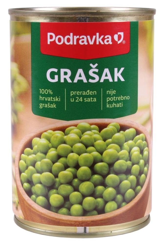 PODRAVKA Grašak 800g