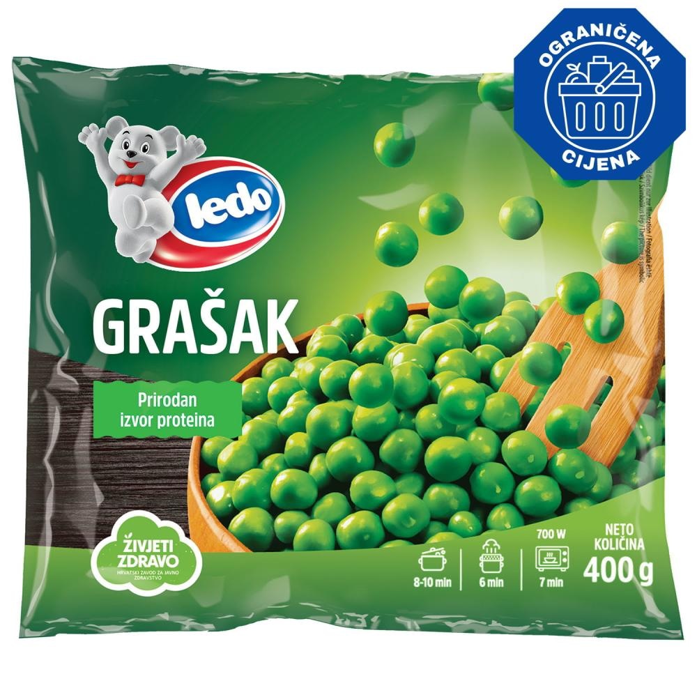 Grašak Hlad Smrznuti 400 g