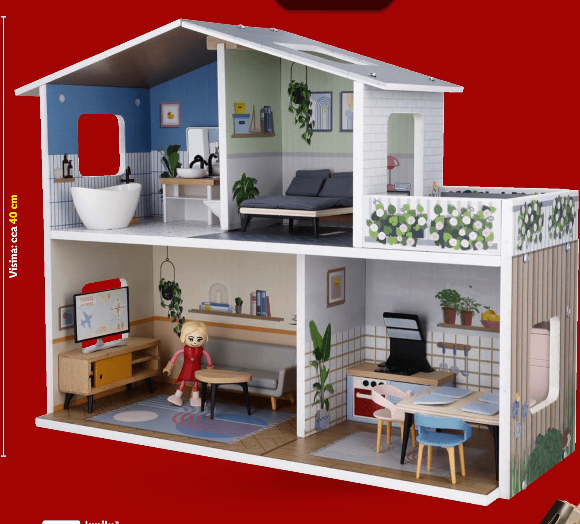 lupilu® Kuća za lutke Komad