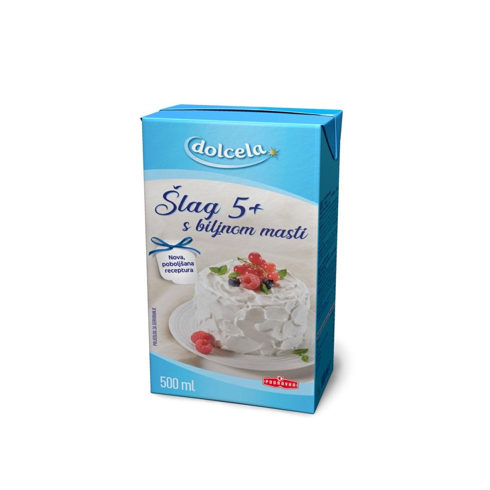 Dolcela Tekući biljni šlag 500 ml Dolcela