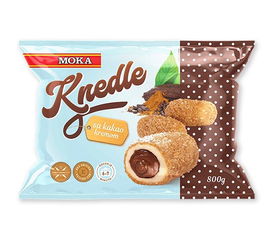 MOKA Knedla s kakao i lješnjak kremom 800g MOKA