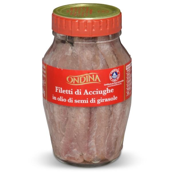 Ondina Fileti inćuna u biljnom ulju 80 g Ondina