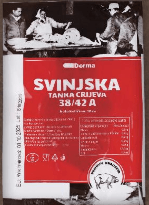 Derma Svinjska crijeva 10 metara Derma