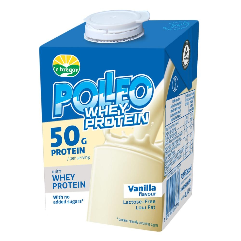Polleo 'z bregov Proteinski mliječni napitak 0,5 L Polleo, 'z bregov