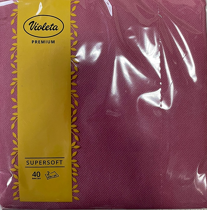 Salvete Violeta premium 40/1