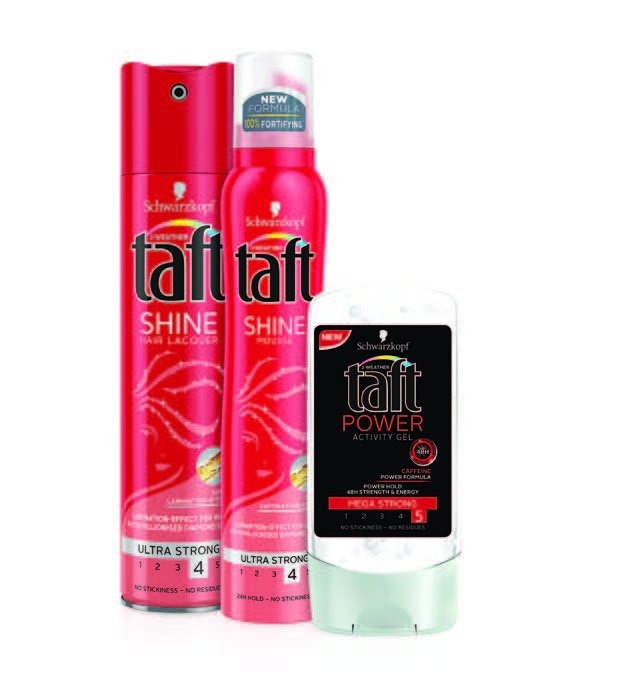 Taft Lak, pjena, gel za kosu 150 - 250 ml