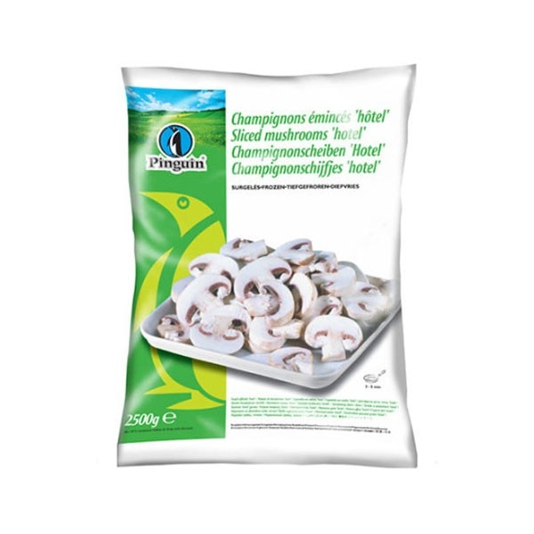 Pinguin Šampinjoni rezani 2,5 kg