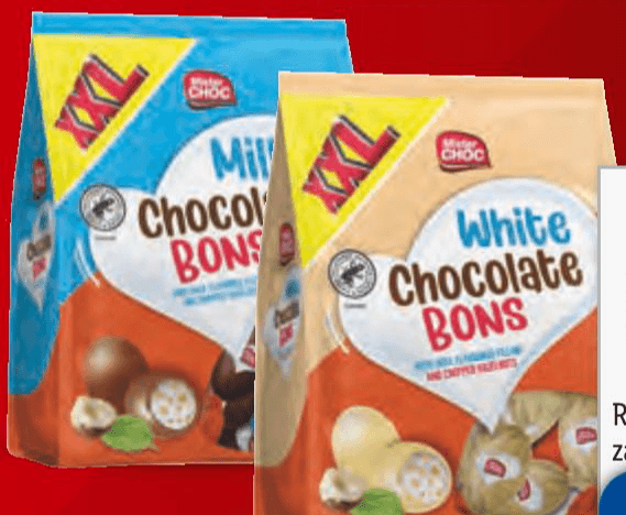 Mister Choc Čokoladni bomboni XXL 400 g