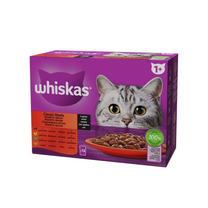 Whiskas Hrana za mačke 12x85 g