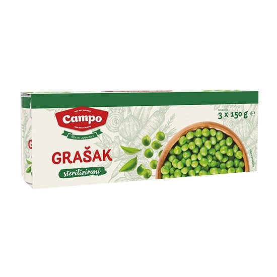 Campo Grašak 3x150 g
