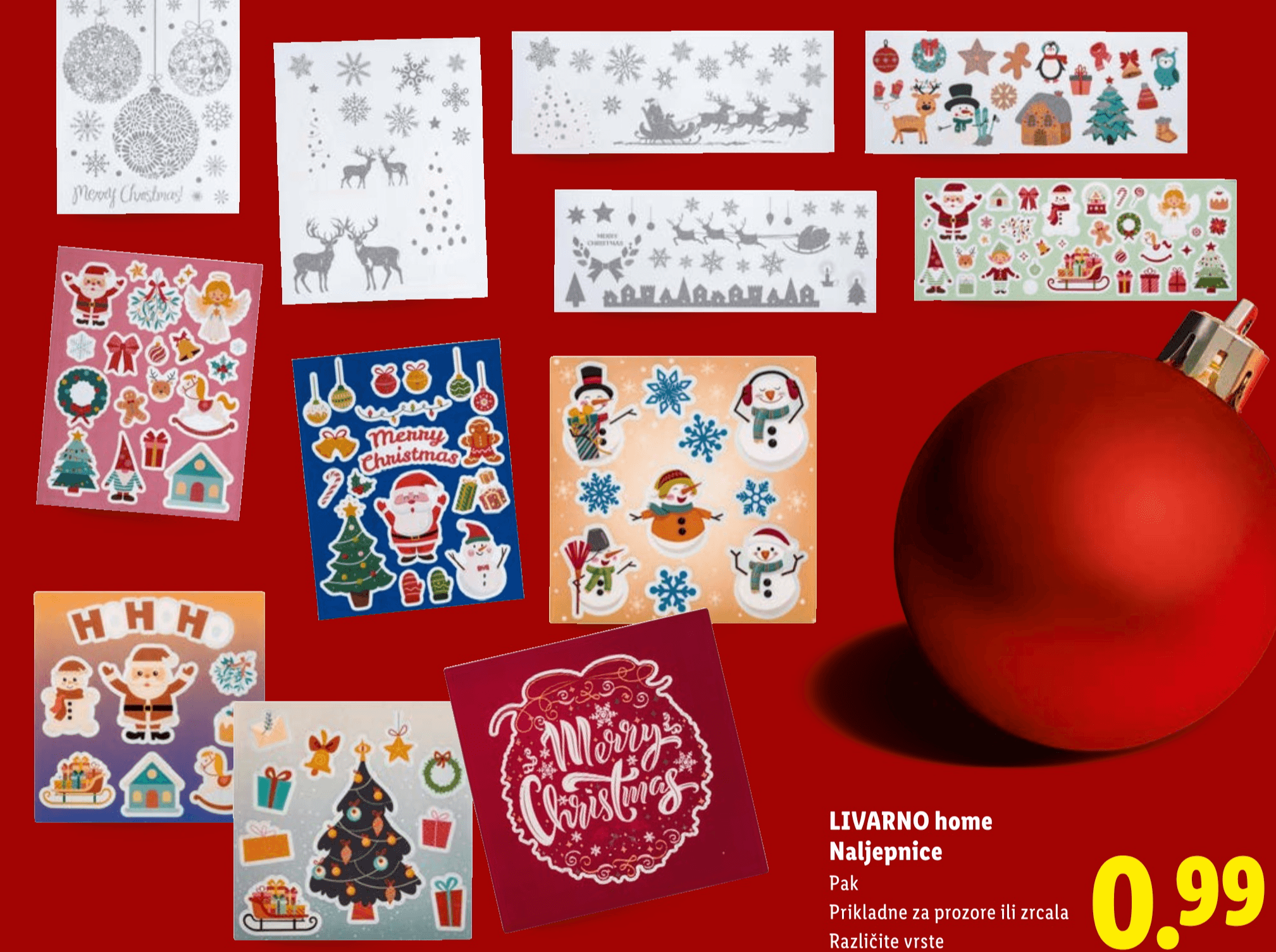 LIVARNO home Naljepnice Pak