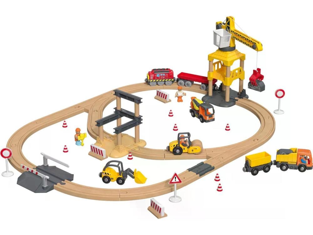 lupilu® Drvena željeznica Set