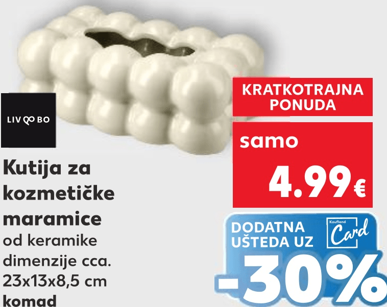 Kutija za kozmetičke maramice