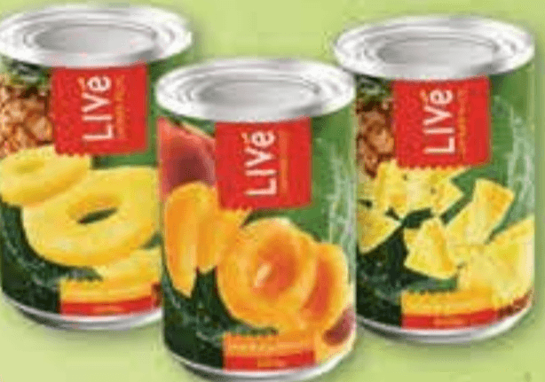LIVE Kompot 290 - 490 g