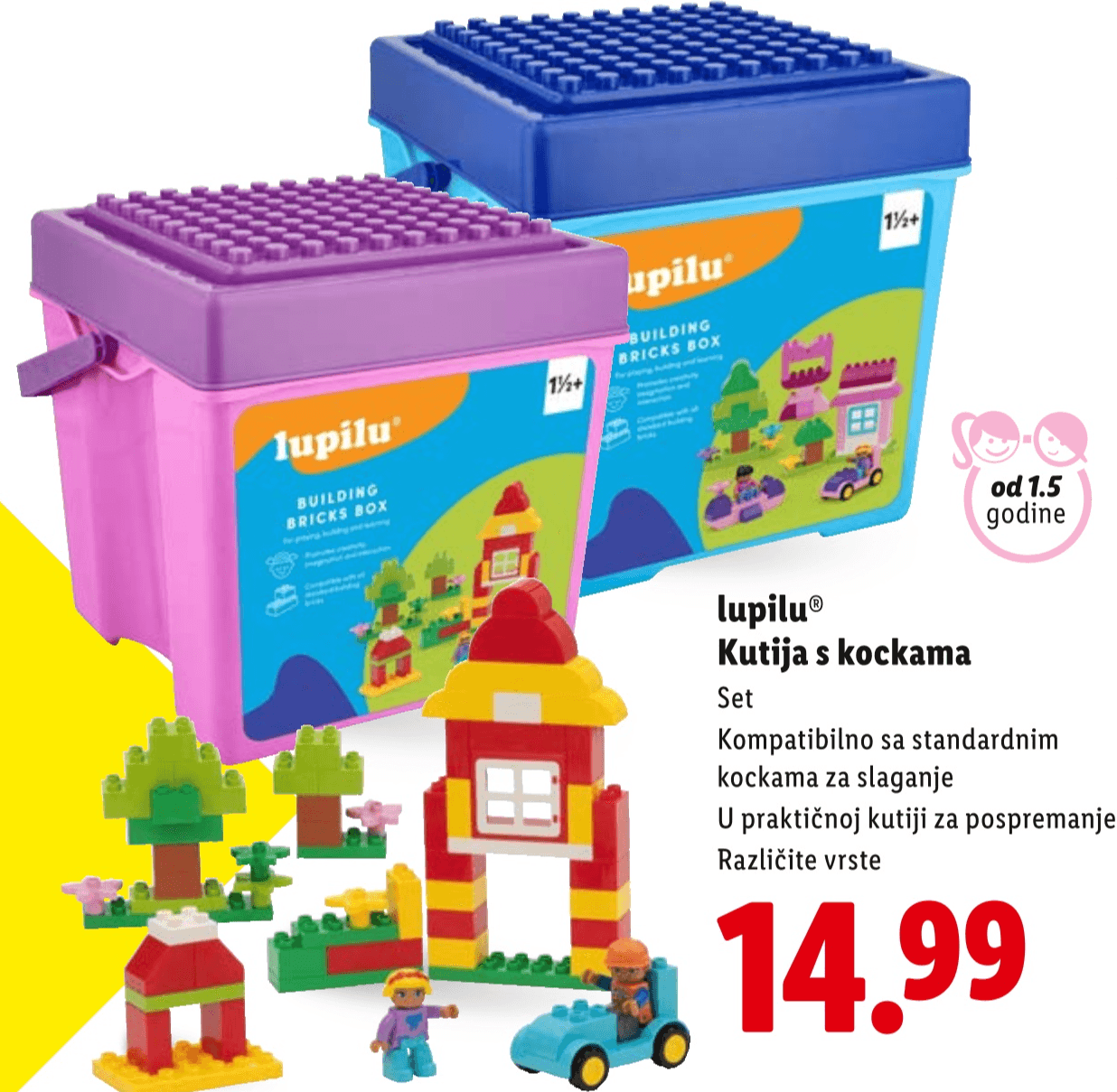 lupilu Kutija s kockama