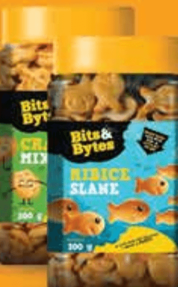 Bits&Bytes Krekeri i ribice 300 g
