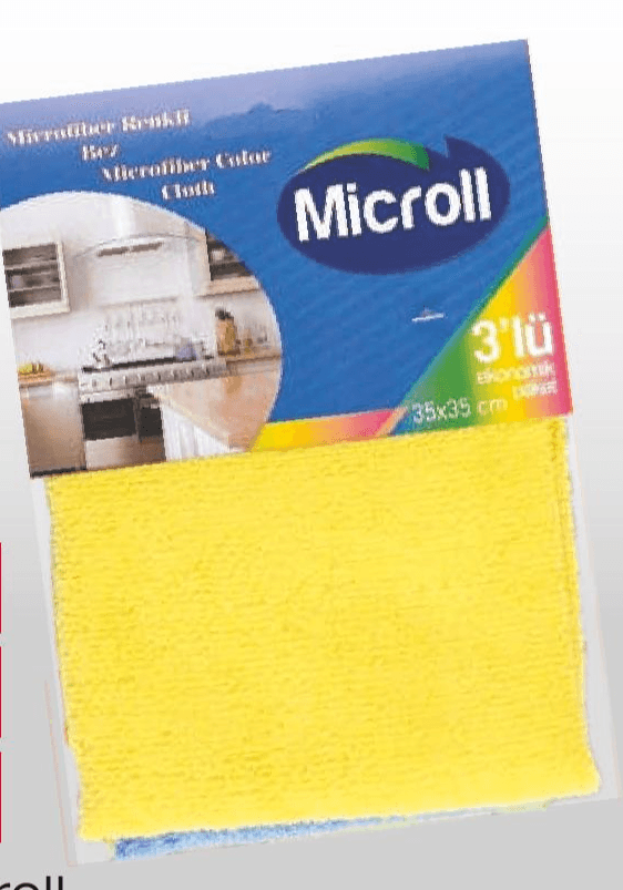Microll Krpa od mikrofibre 1 pak, 3 kom, 35 x 35 cm