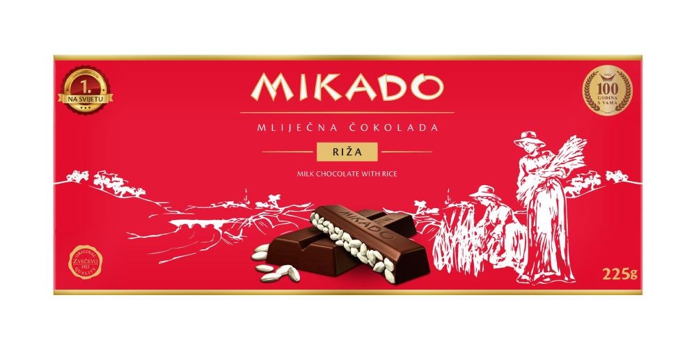 Zvečevo Čokolada Mikado 225 g