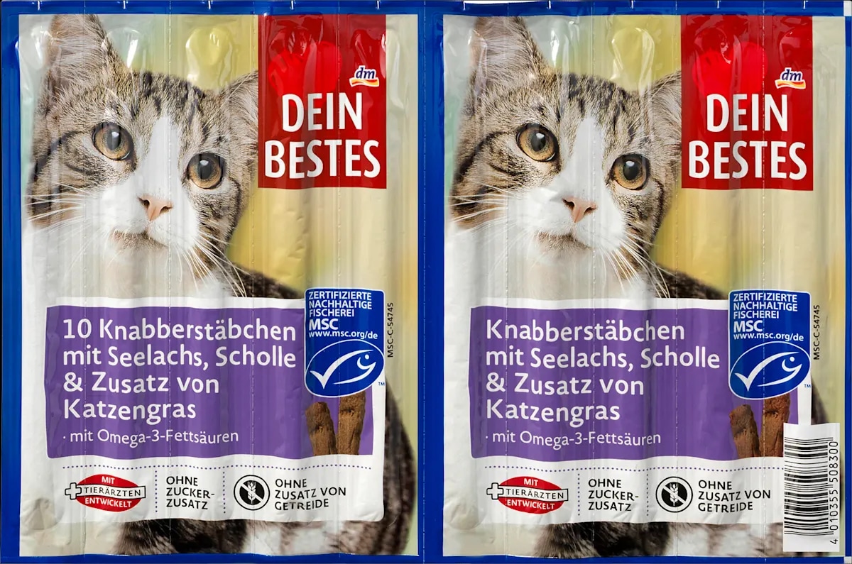 Dein Bestes hrana za mačke poslastica štapići 10 kom., 50g