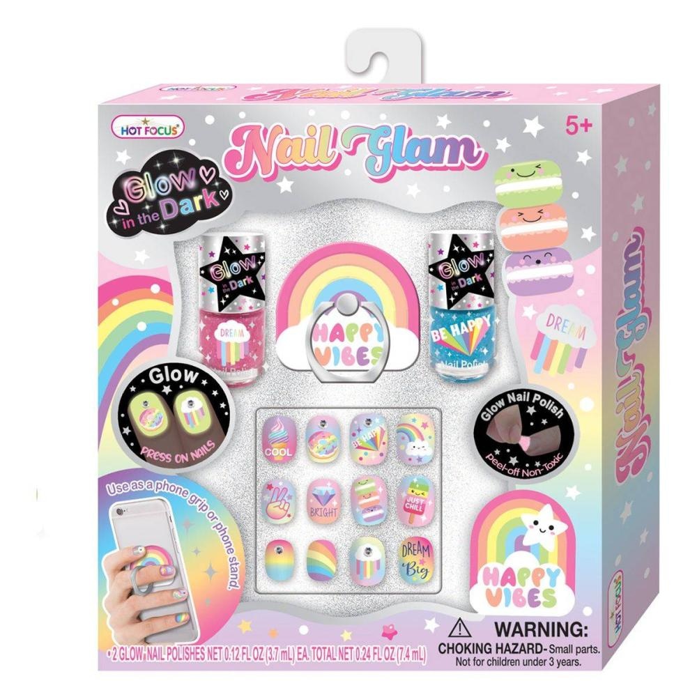 HOT FOCUS set za nokte Glam Rainbow Hot Focus