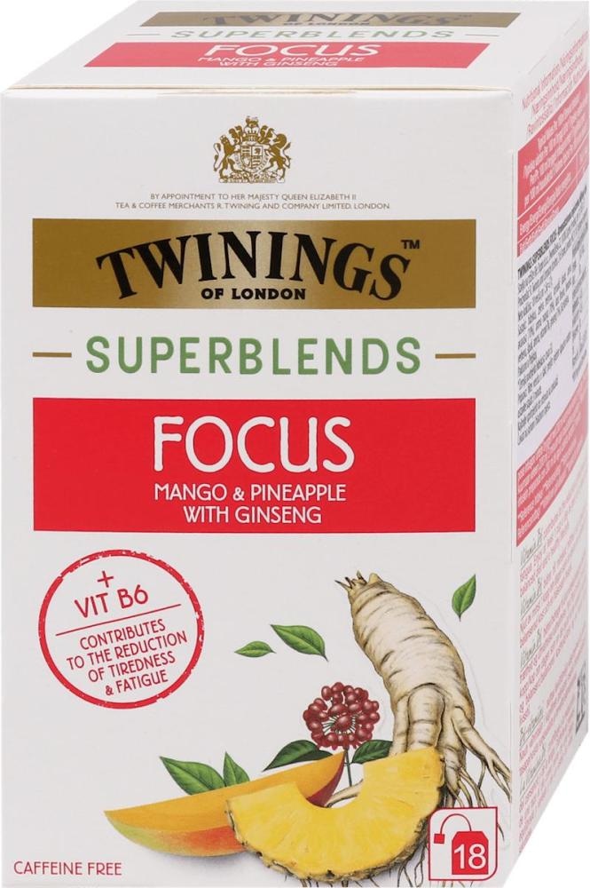 Twinings Superblends čaj Focus 18 vrećica, 36 g