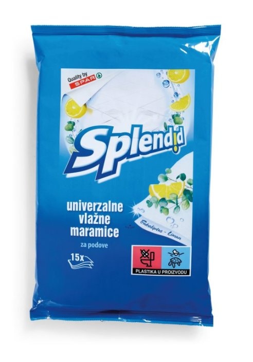Maramice za čišćenje podova Splendid 15 maramica