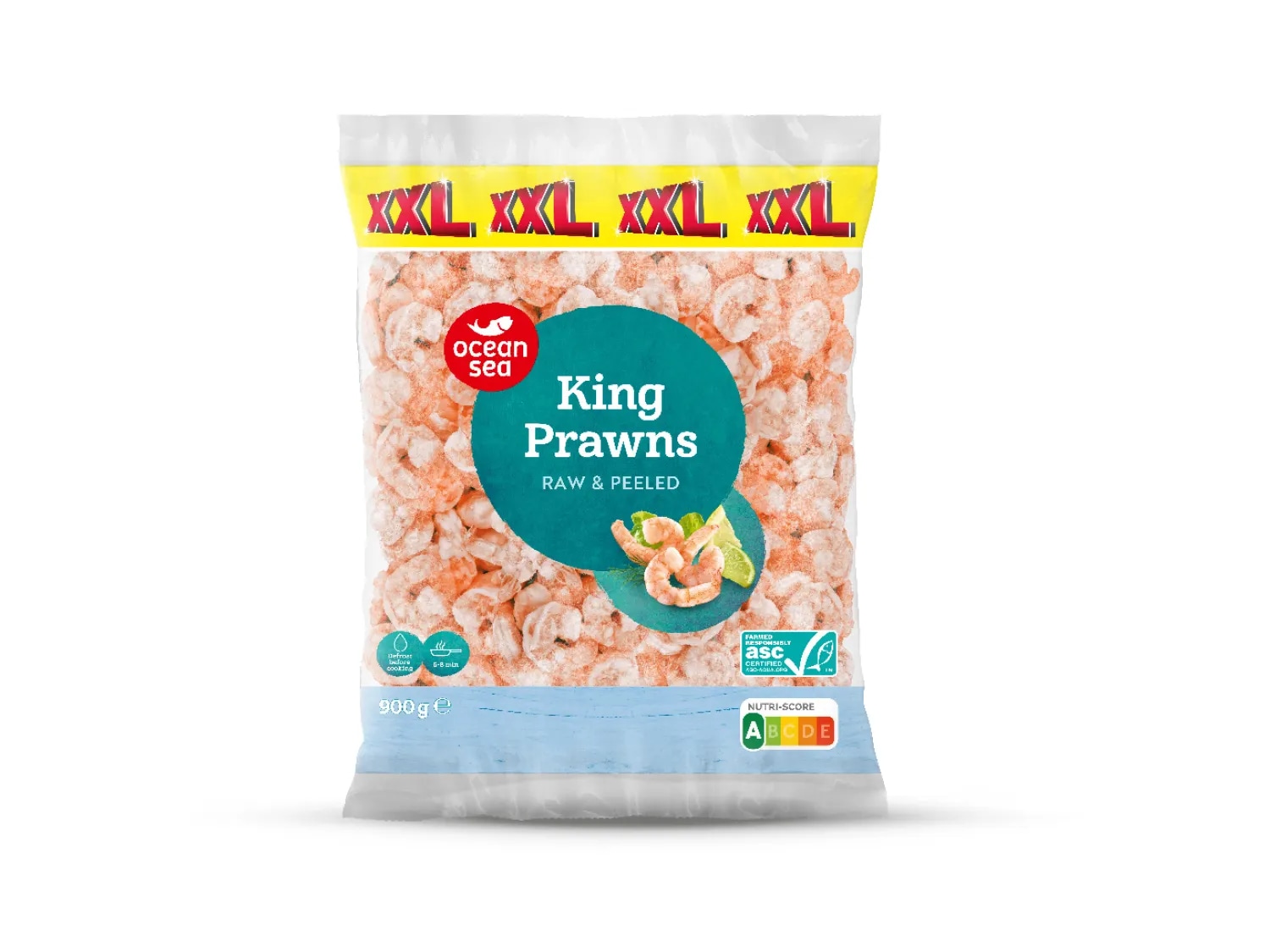 Ocean Sea Blanširane kozice XXL 1 kg