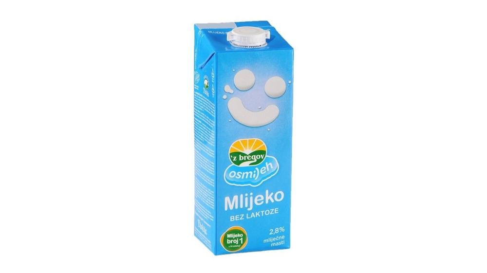 'z bregov trajno mlijeko bez laktoze 1 l Vindija