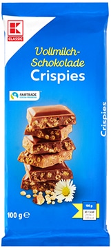 Čokolada mliječna crispy 100 g Classic