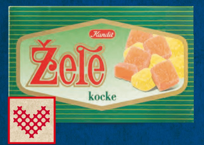 Kandit Žele kocke 320g