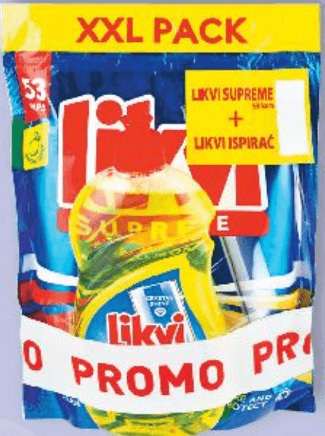Likvi Kapsule za Pranje Posuđa i Sjajilo 53/1 i 450 ml