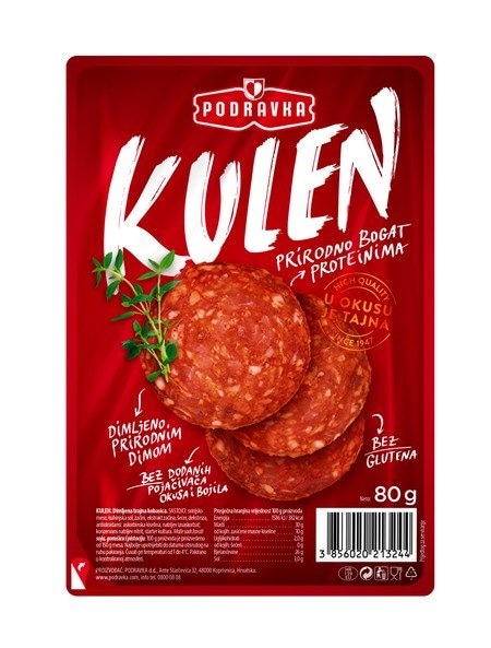 Podravka Kulen, Čajna, Zimska salama 150 g Podravka
