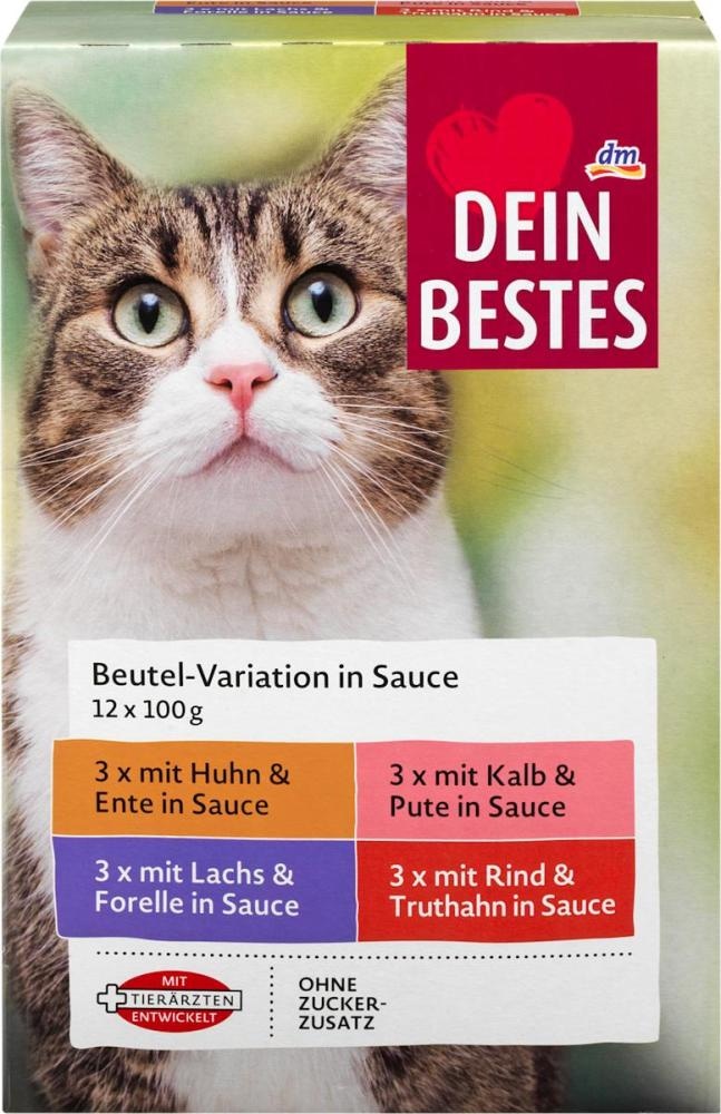 Dein Bestes hrana za mačke Knuspermix reich an Geflügel 1.000 g