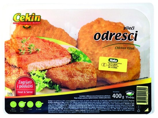 Panirani medaljoni ili odresci 200 g