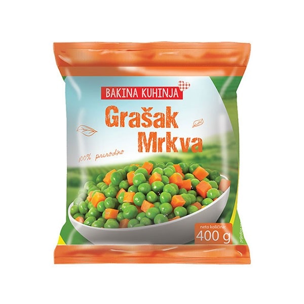 Grašak-mrkva 400 g