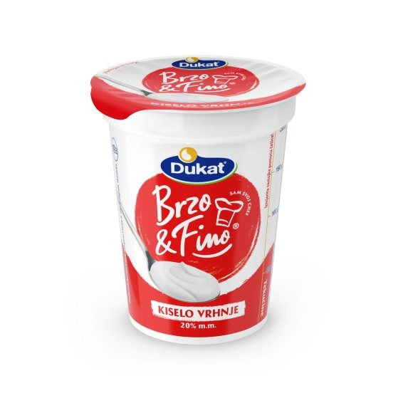 Dukat Vrhnje kiselo 200 g Dukat