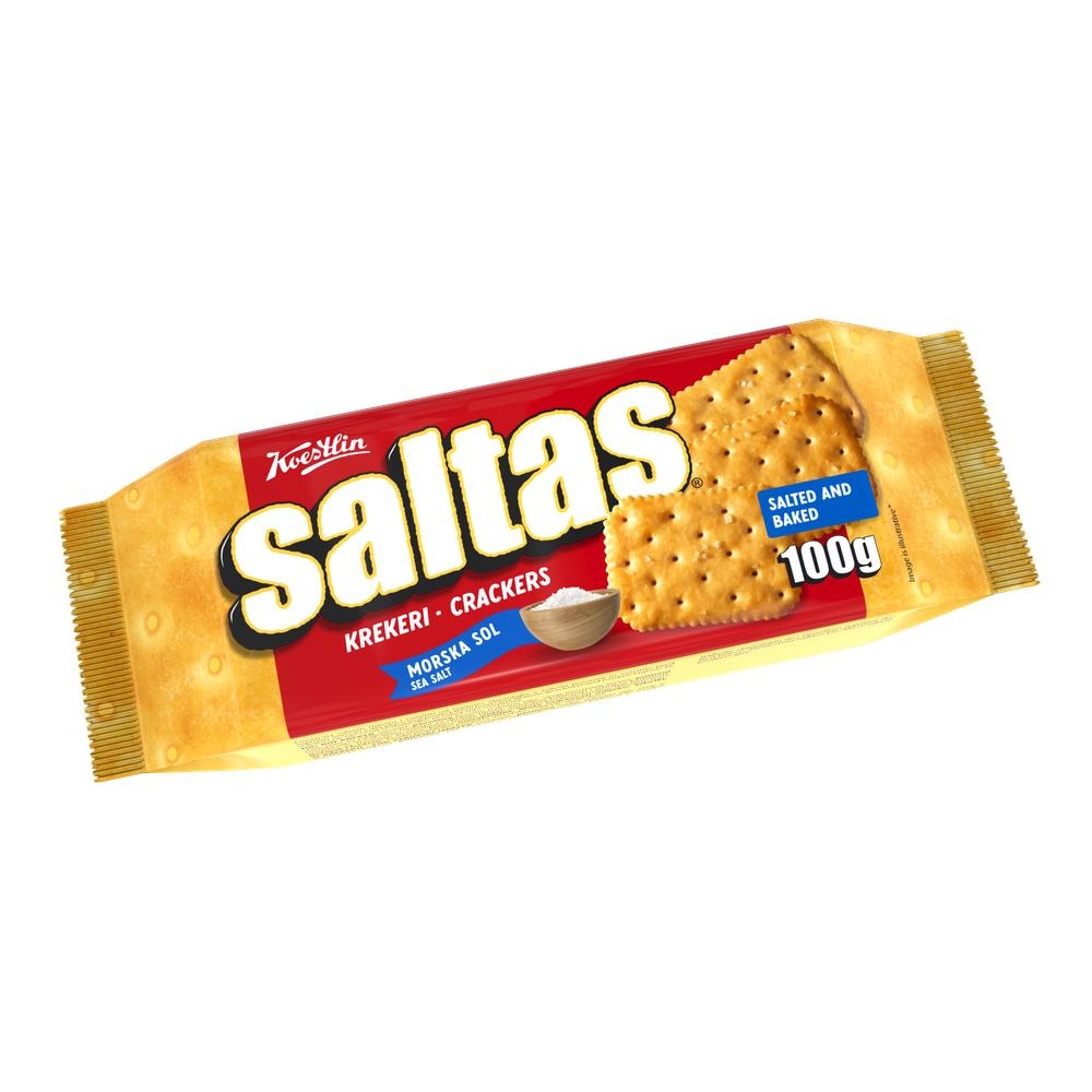 Koestlin Krekeri Saltas Sea Salt 100 g Koestlin