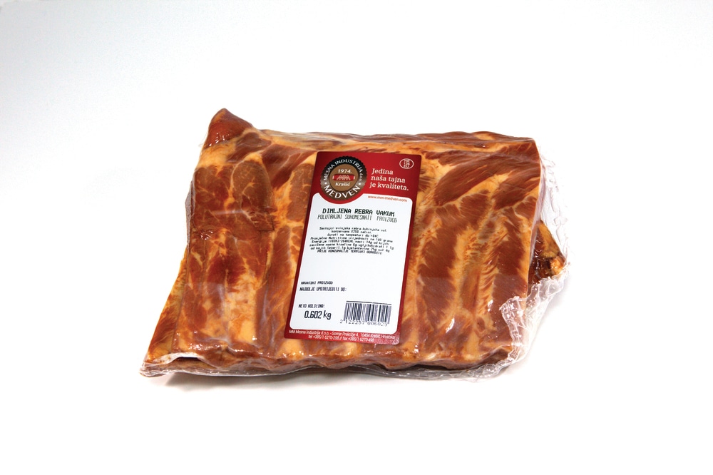 Medven Dimljena rebra 1 kg