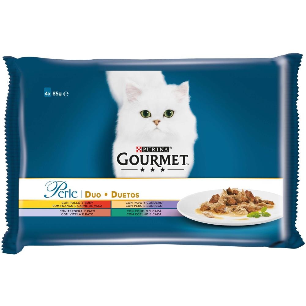 Purina Gourmet Perle Multipack Delikates Mesni Meni 4x85g