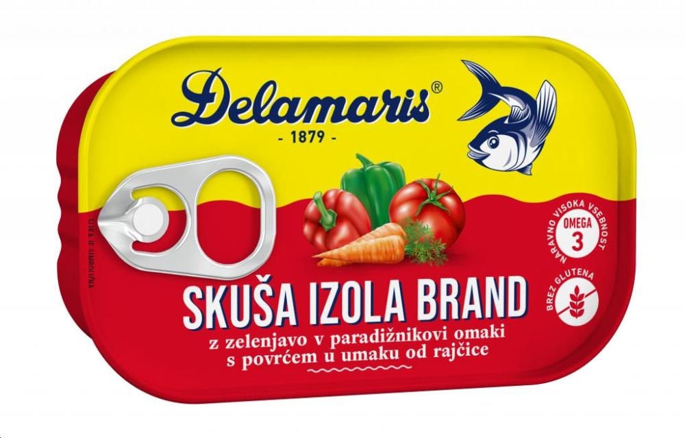 Skuša izola brand 125g
